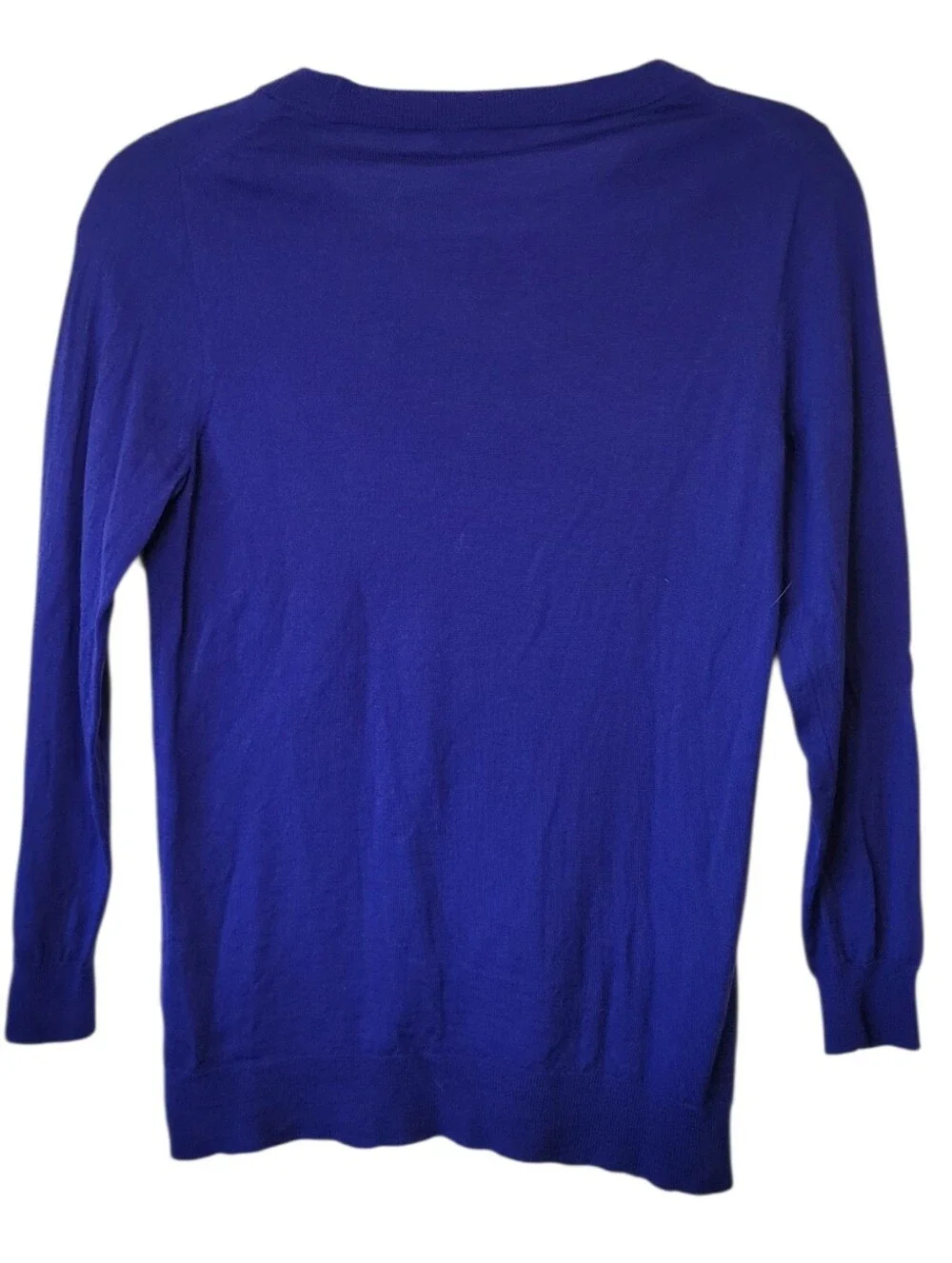 J. Crew Women's Cobalt Round-Neck Crewneck Sweater Size S